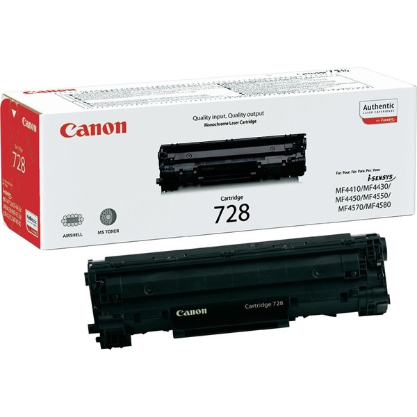 Canon Toner - CRG-728 (Fekete, 2100 oldal)