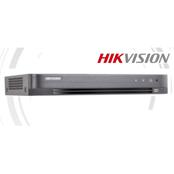 Hikvision DS-7208HQHI-K2/P TurboHD DVR, 8 port, 3MP, 2MP/120fps, 1MP/200fps, H265+, 2x Sata, Audio, AHD/CVI, PoC