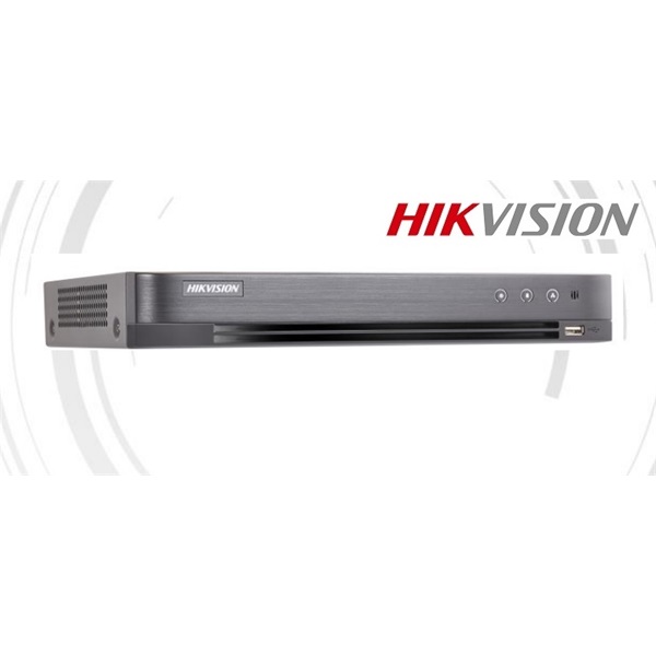 Hikvision DS-7216HQHI-K1 TurboHD DVR, 16 port, 3MP, 1080P/240fps, H265+, 1x Sata, Audio, AHD/CVI, 2x IP kamera