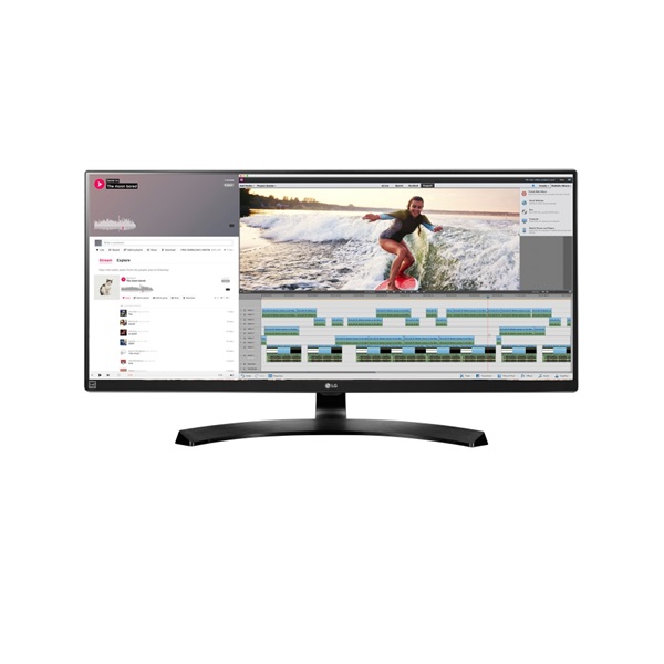 LG Monitor 34" - 34UM88-P (IPS; 21:9; QHD 3440x1440; 5ms; 300cd; HDMIx2; DP; TBx2, USB, Mag áll.; Speaker)