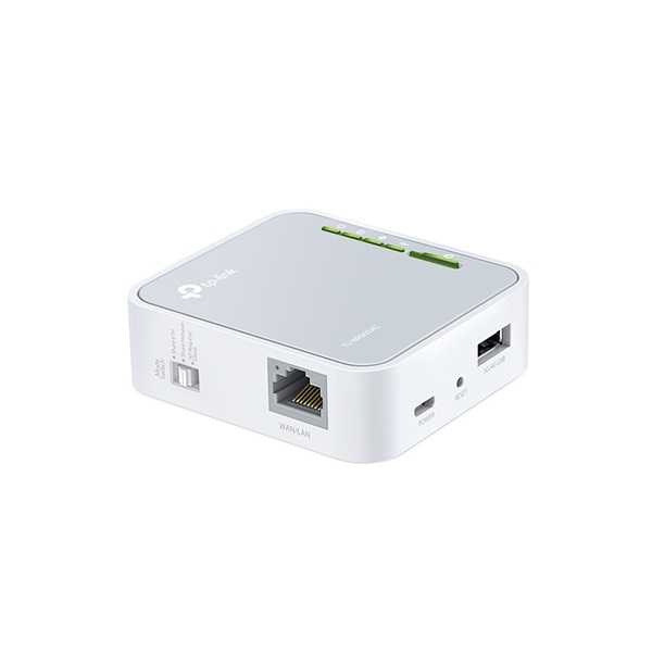 TP-Link Router WiFi AC750 - TL-WR902AC Nano (2,4GHz 300Mbps + 5GHz 433Mbps; 1port 100Mbps; nano méret; USB táp)