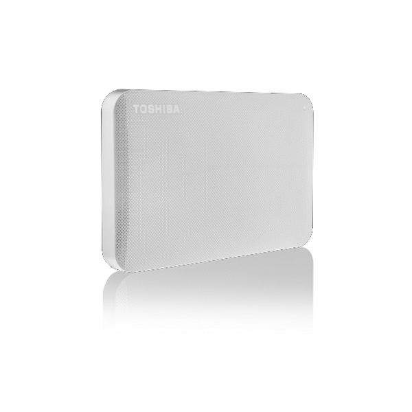 Toshiba Külső HDD 2.5" - 500GB Canvio Ready Fehér (USB3.0; ~5Gbps; NTFS/HFS+)